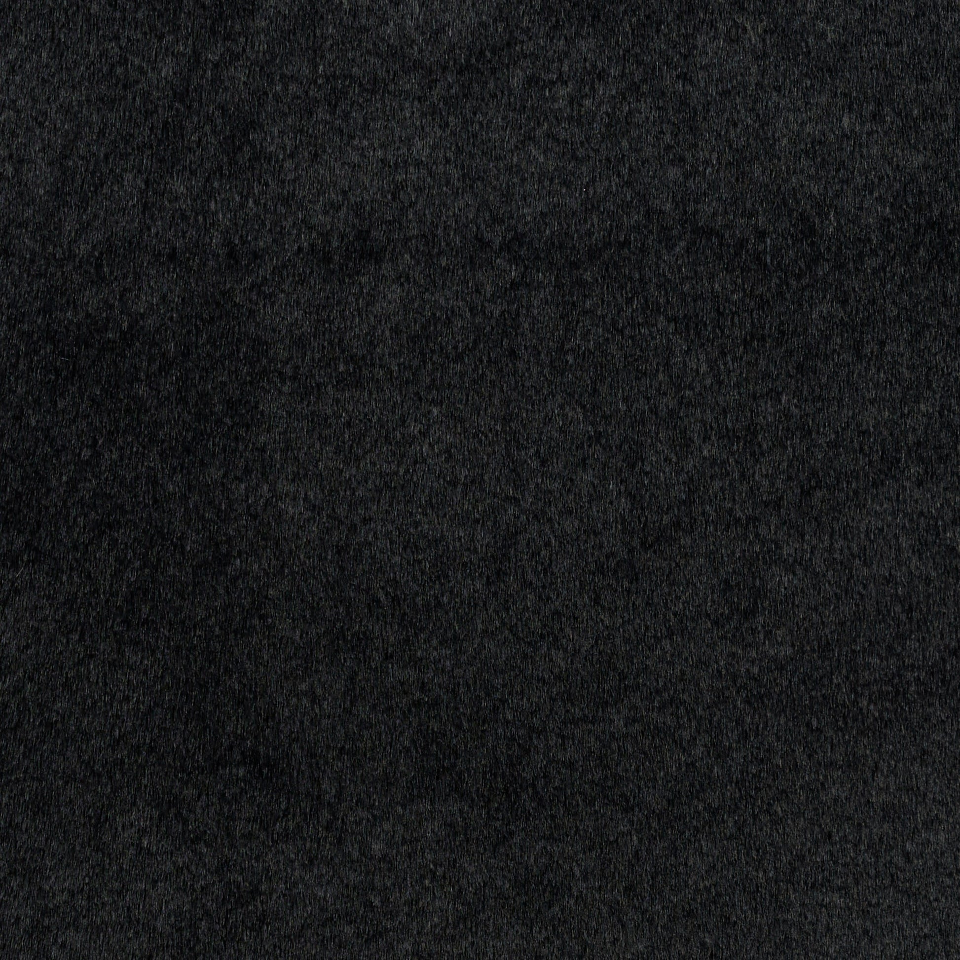 Nourison Home Soft Plush Rabbit Fur  Black  Contemporary