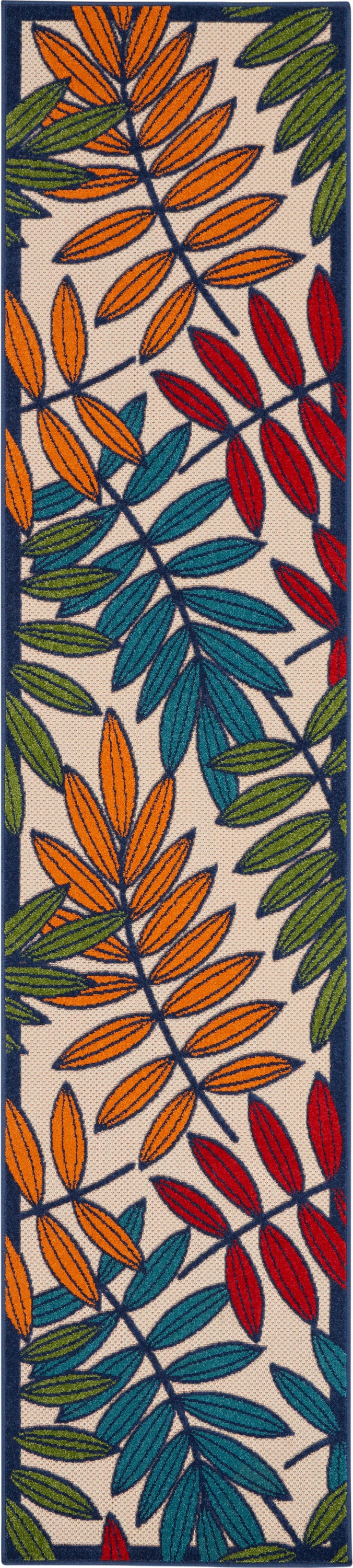 Nourison Home Aloha ALH18 Multicolor Contemporary Power-loomed Rugs