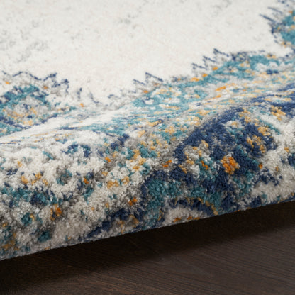 Nourison Home Passion  Ivory Grey Blue  Transitional