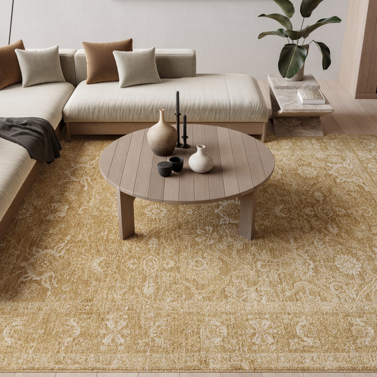 Nourison Home Moonlit  Taupe  Traditional