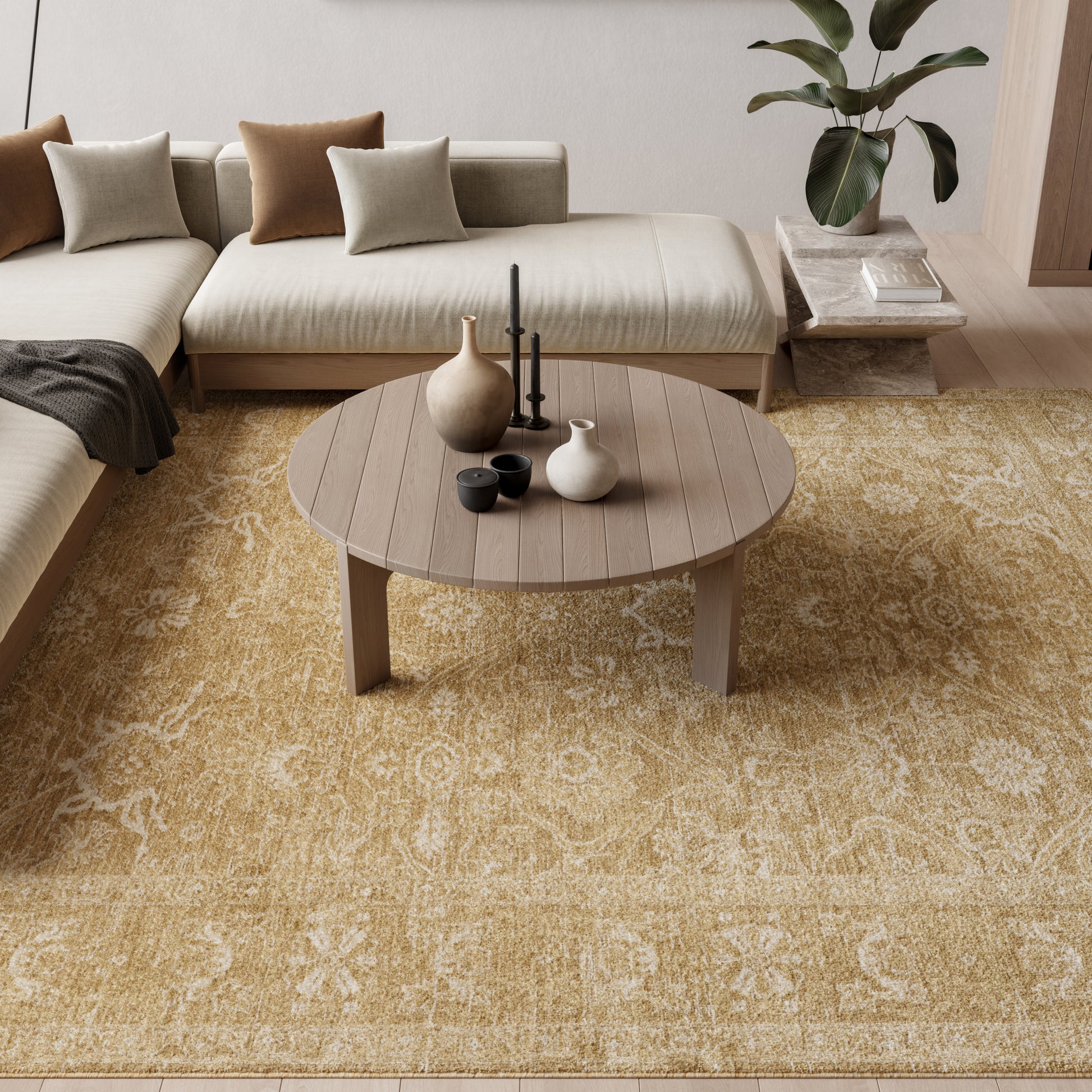 Nourison Home Moonlit  Taupe  Traditional