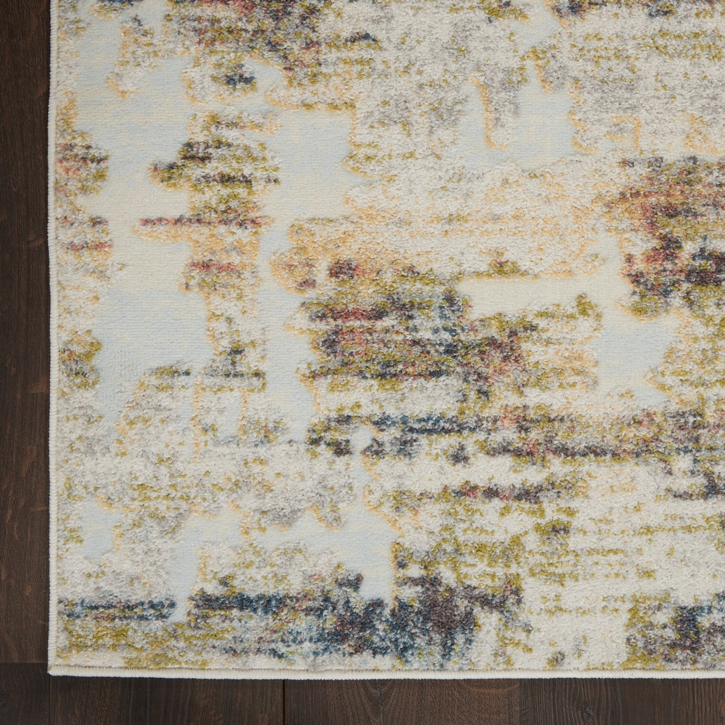 Nourison Home Trance  Ivory Multicolor  Contemporary