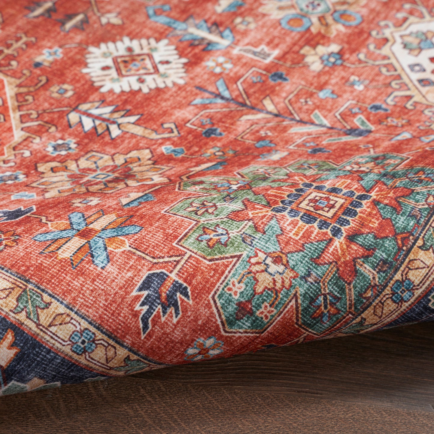 Nourison Home Fulton  Rust  Traditional
