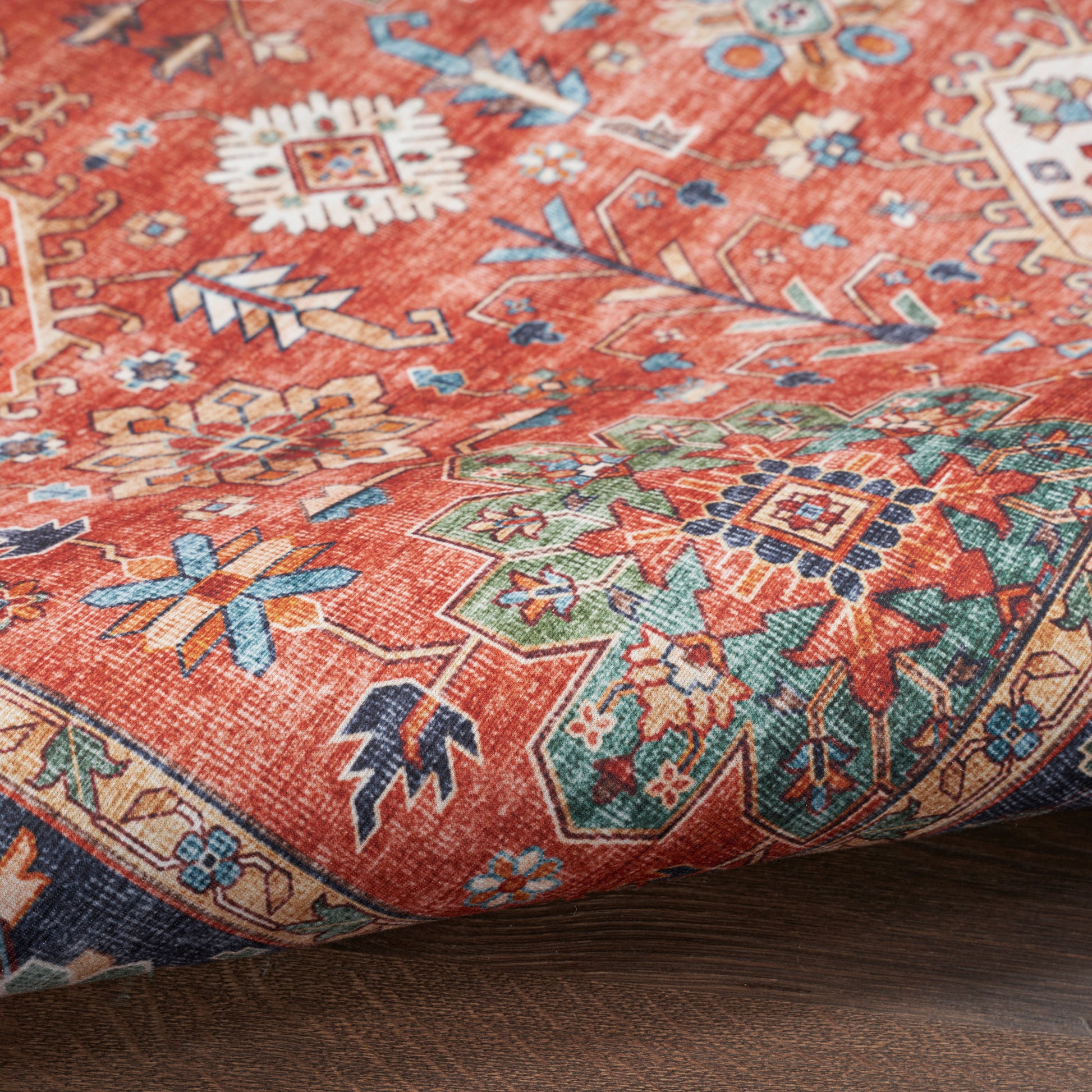 Nourison Home Fulton  Rust  Traditional