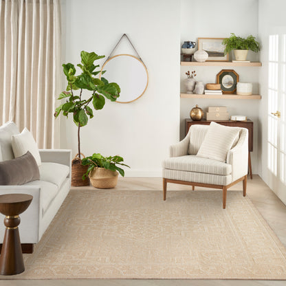 Nourison Home Tulum  Cream  Contemporary