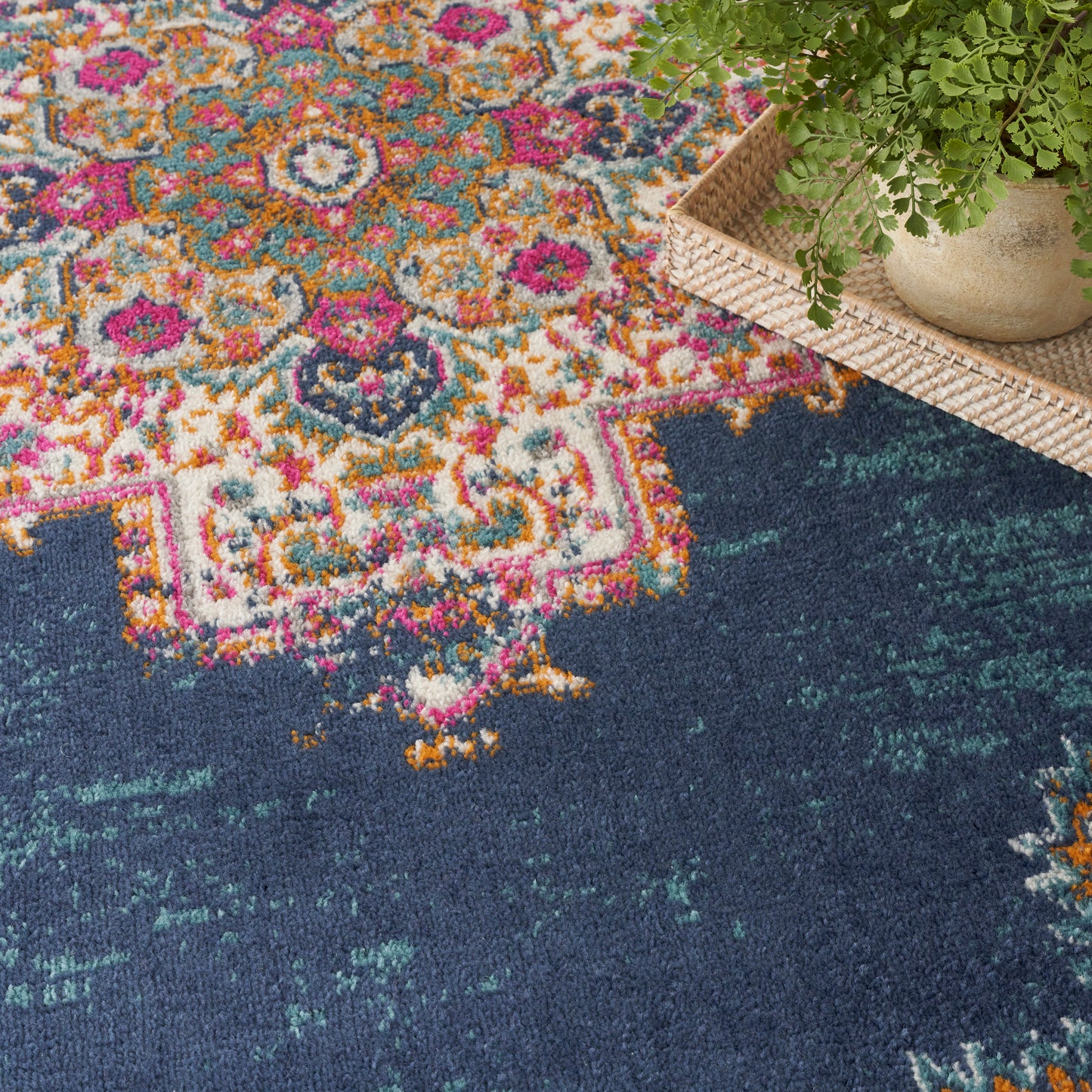 Nourison Home Passion  Navy  Transitional