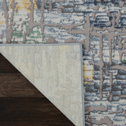 Nourison Home Urban Chic  Grey Multicolor  Contemporary