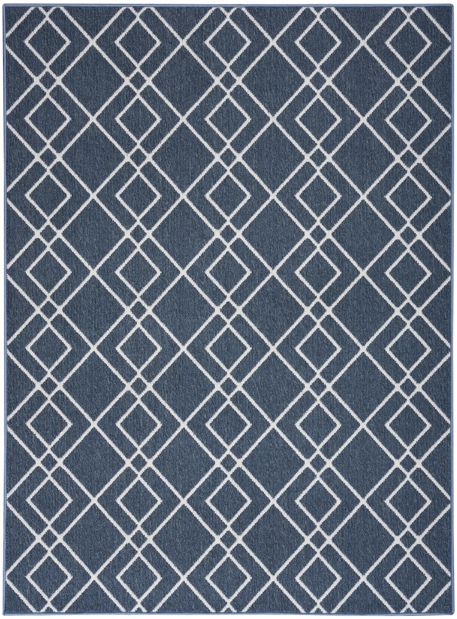 Nourison Home Modern Lines  Denim  Contemporary