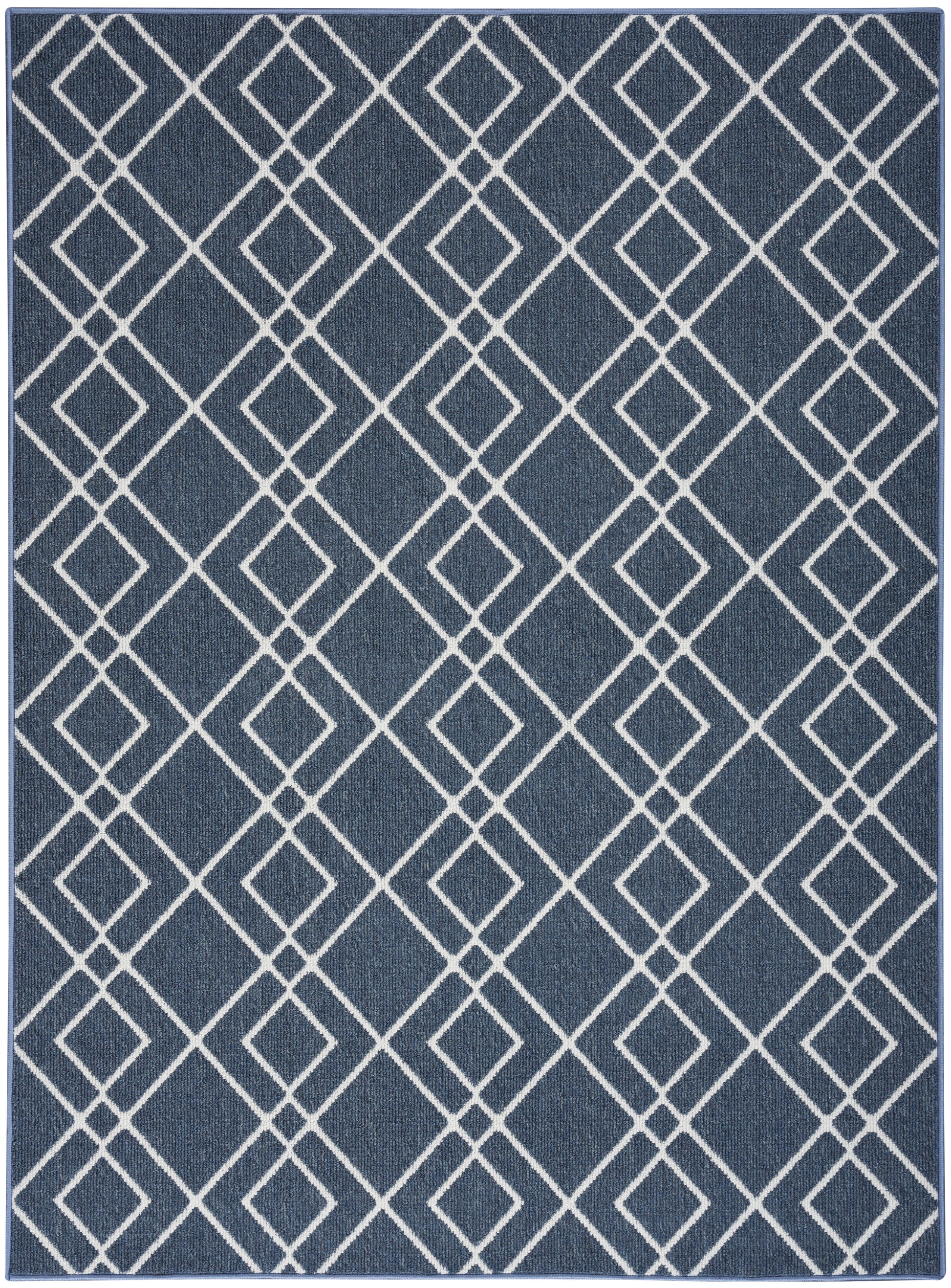 Nourison Home Modern Lines  Denim  Contemporary