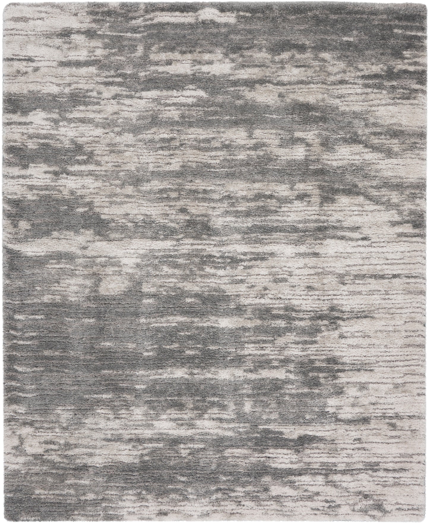 Nourison Home Dreamy Shag  Charcoal Ivory  Contemporary