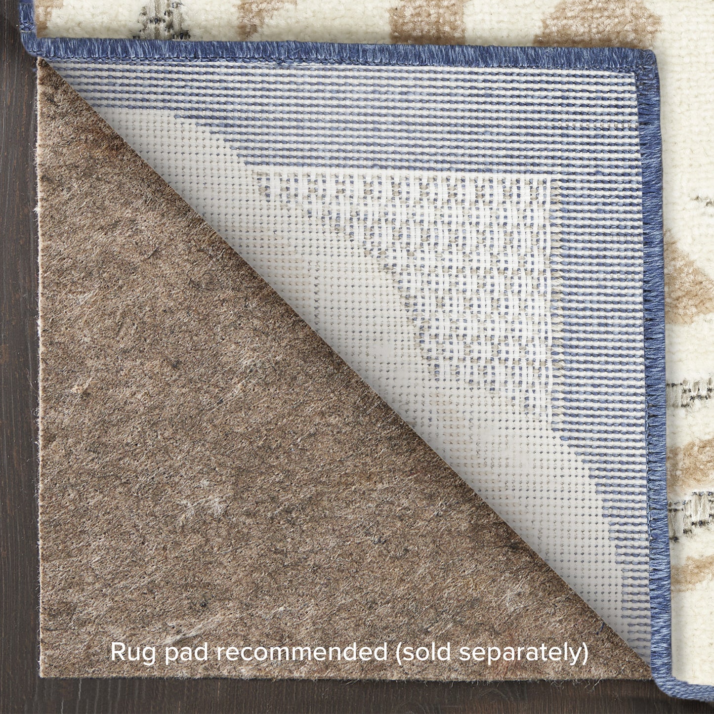 Nourison Home Aloha  Blue Grey  Contemporary