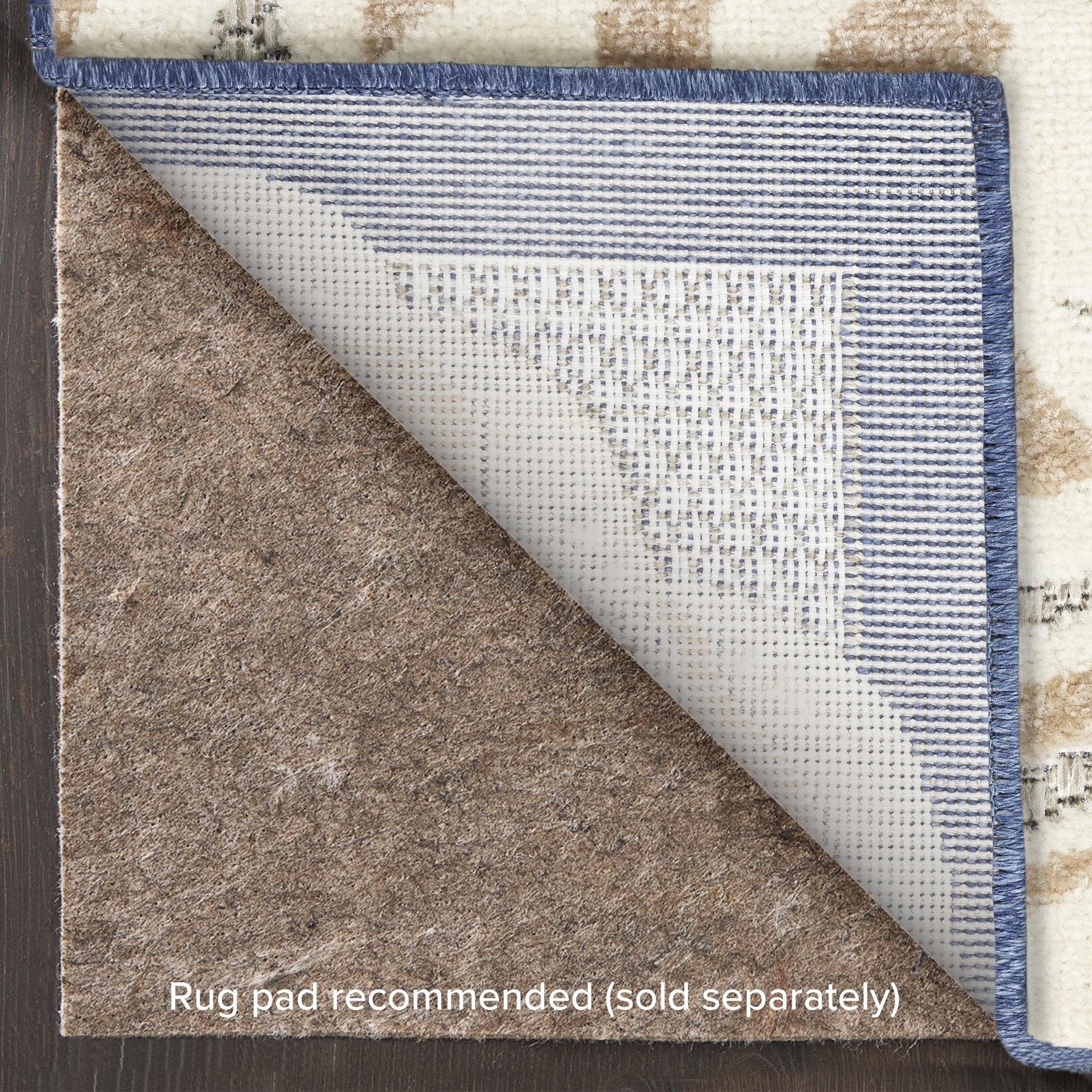 Nourison Home Aloha  Blue Grey  Contemporary