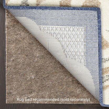 Nourison Home Aloha  Blue Grey  Contemporary