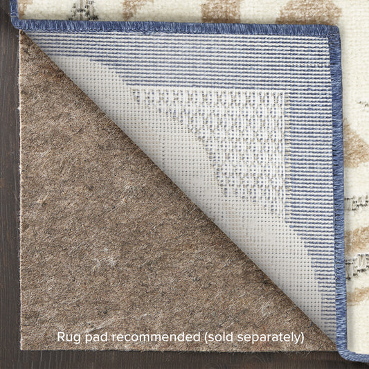 Nourison Home Aloha  Blue Grey  Contemporary