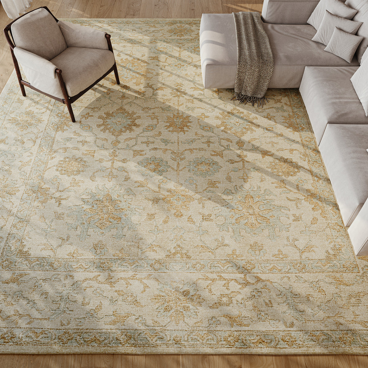 Nourison Home Celia  Beige  Traditional
