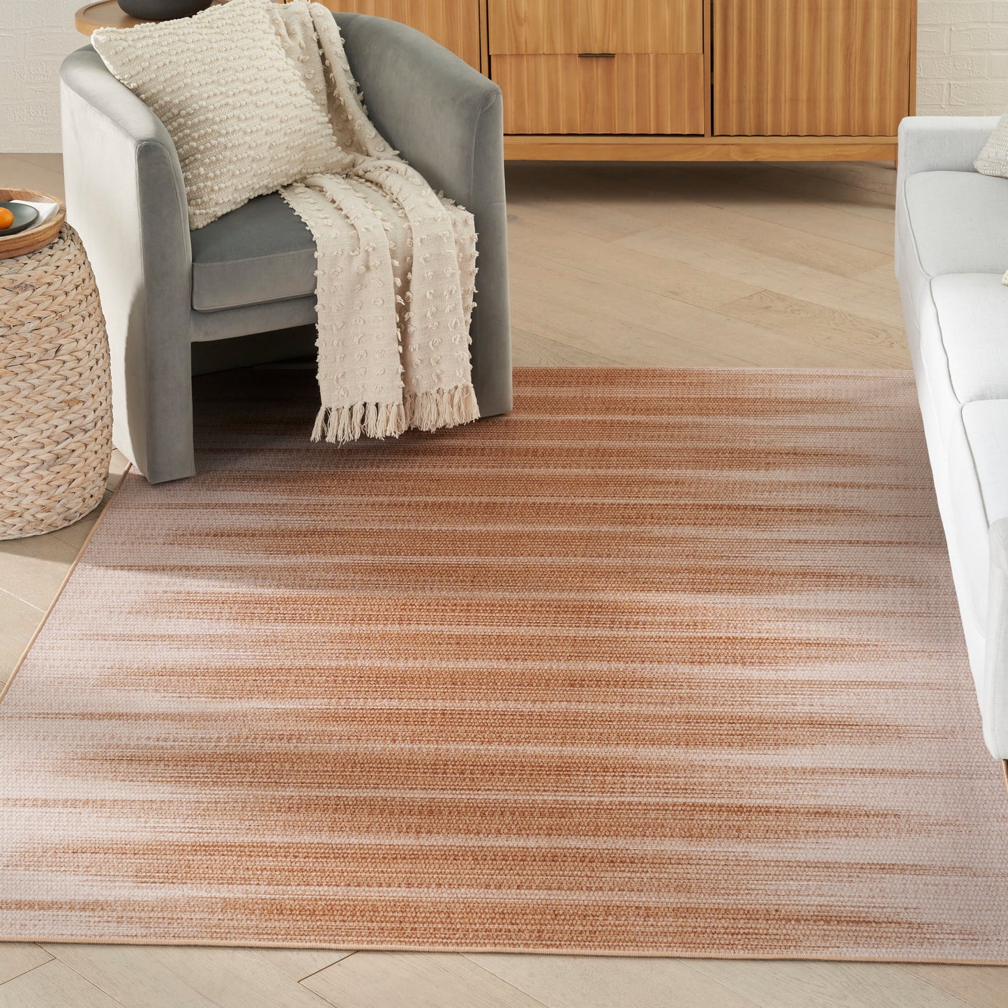 Nourison Home Vintage Home  Brown  Contemporary