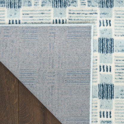 Nourison Home Nordic  Blue  Contemporary