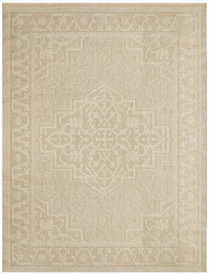 Nourison Home Tulum  Cream  Contemporary