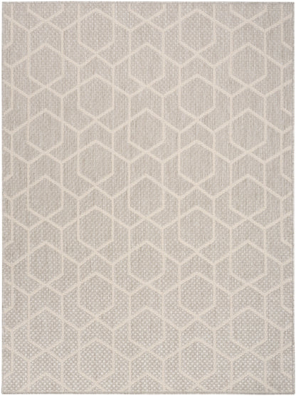 Nourison Home Horizon Indoor/Outdoor HOZ01 Grey Contemporary Power-loomed Rug