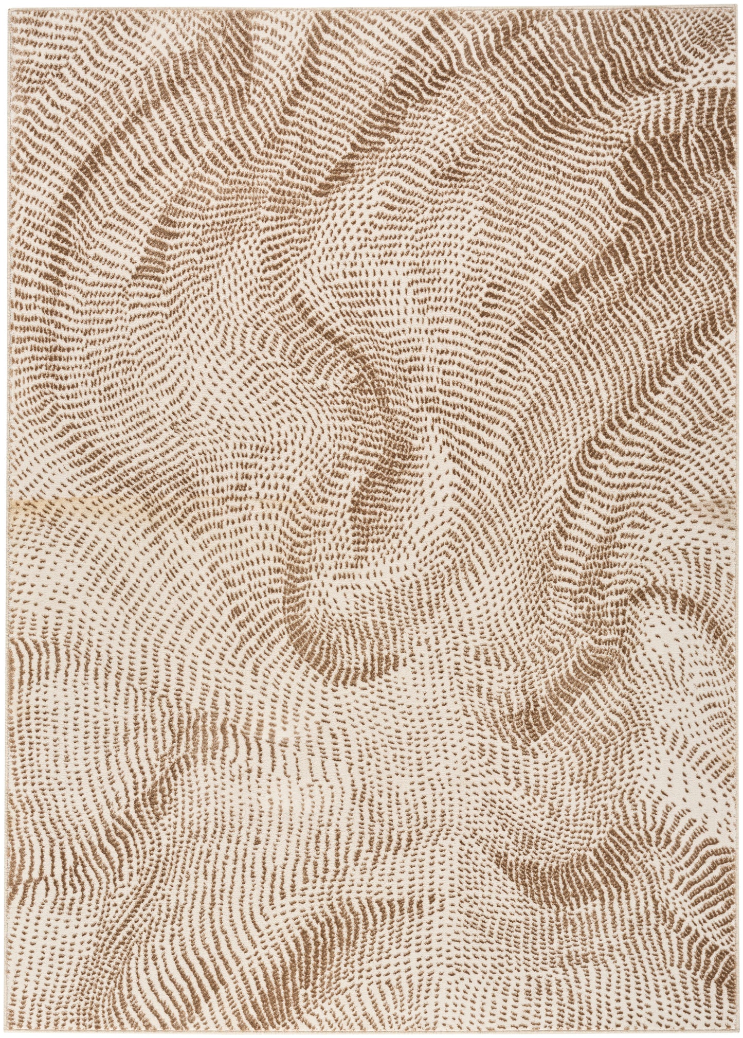 DKNY Central Park West CEP01 Beige Brown Contemporary Power-loomed Rug