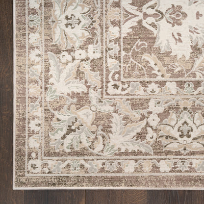 Nourison Home Soft Mist  Mocha Ivory  Traditional