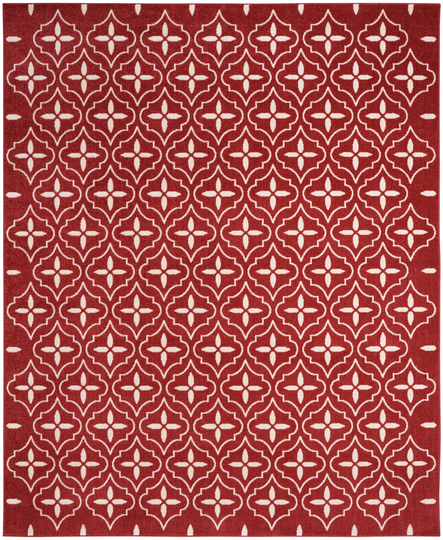 Nourison Home Nourison Essentials NRE04 Brick Ivory Contemporary Power-loomed Rug