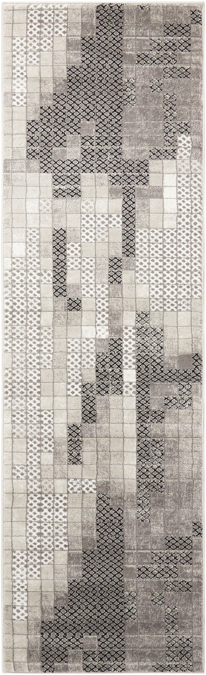Nourison Home Soho SOH07 Grey Contemporary Power-loomed Rug