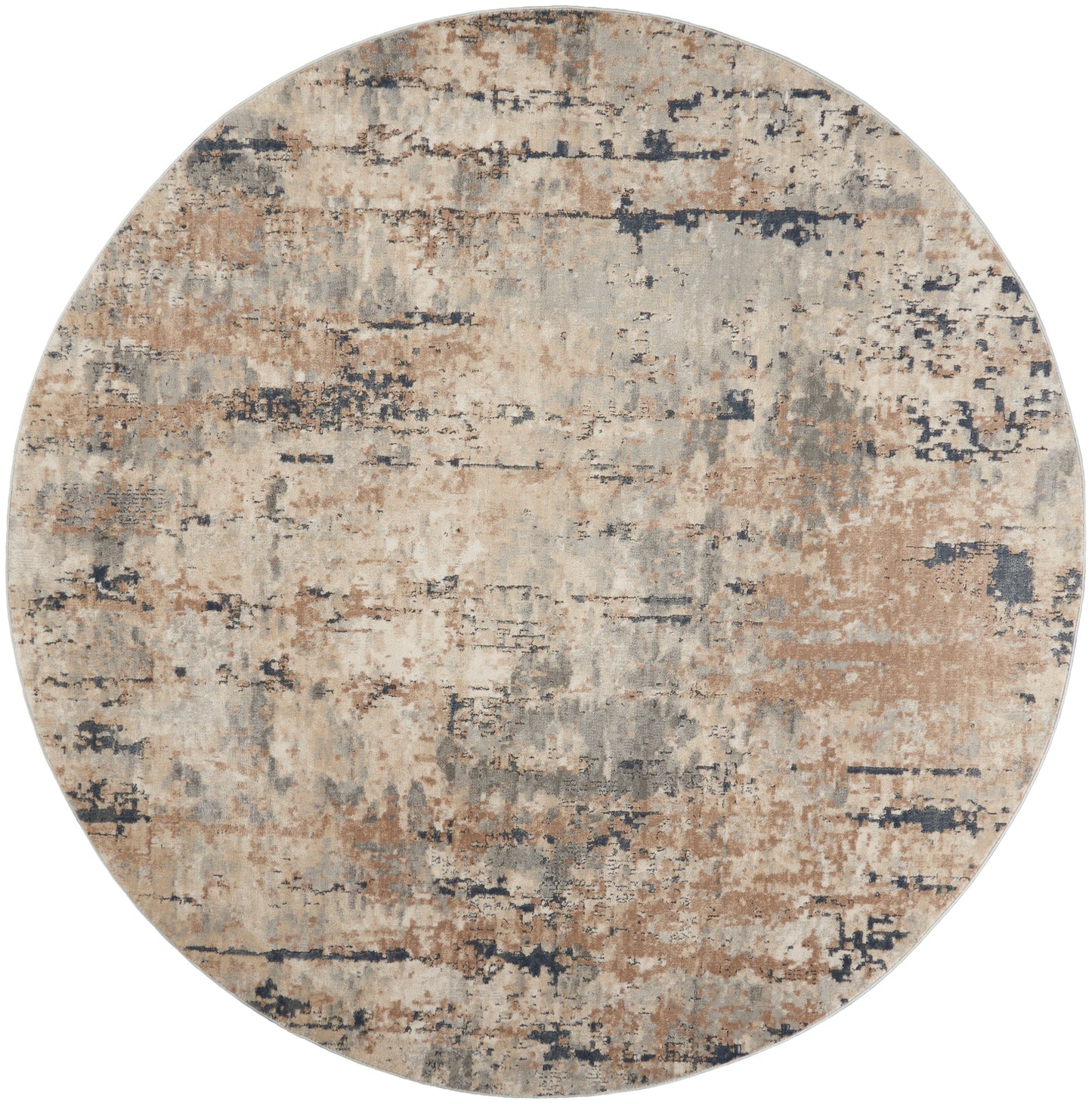 Nourison Home Quarry QUA01 Beige Grey Contemporary Power-loomed Rugs