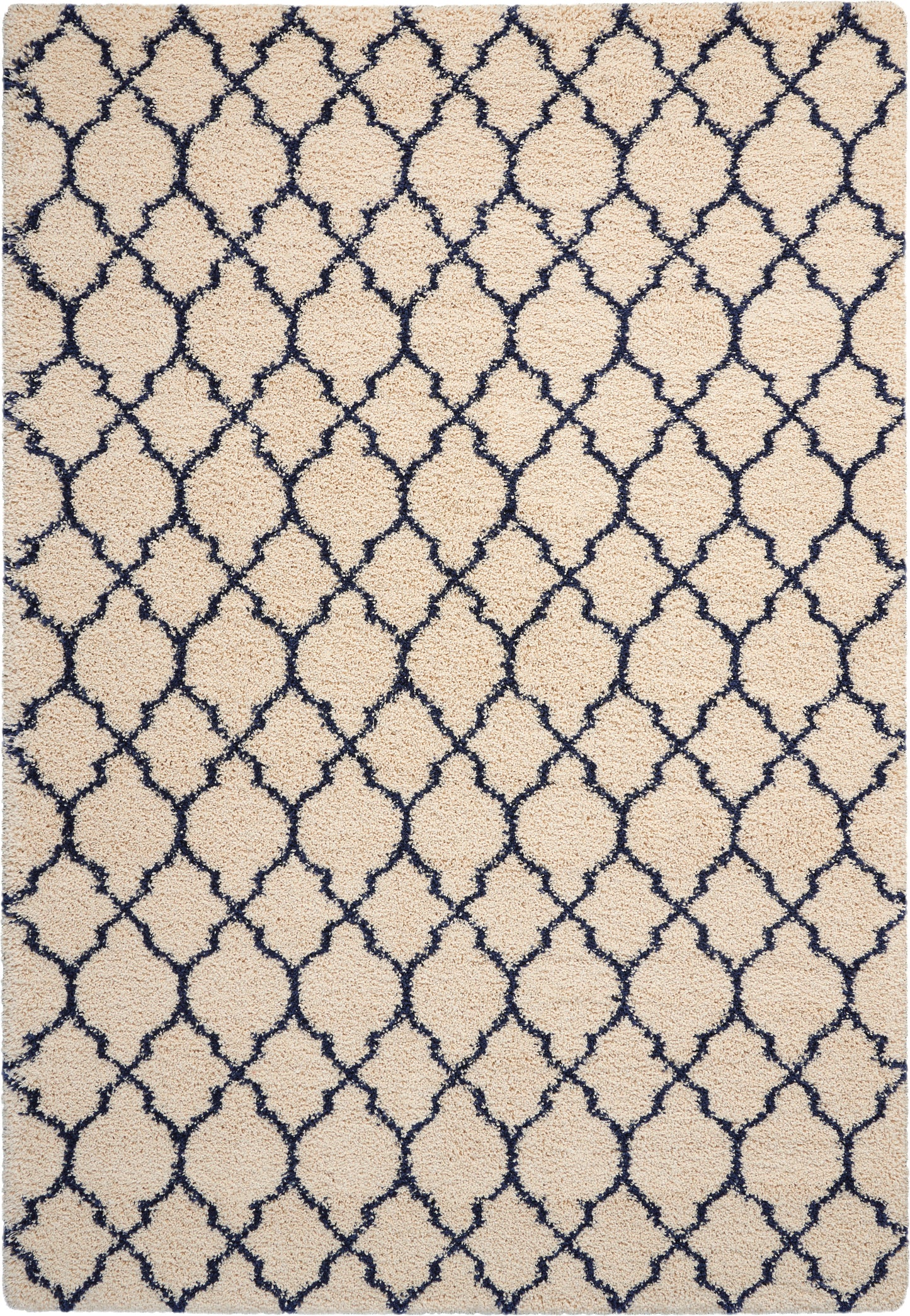 Nourison Home Amore AMOR2 Ivory Blue Contemporary Power-loomed Rug