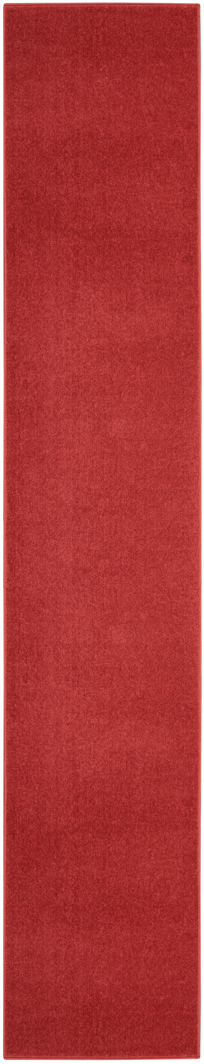 Nourison Home Nourison Essentials NRE01 Brick Red Contemporary Power-loomed Rug