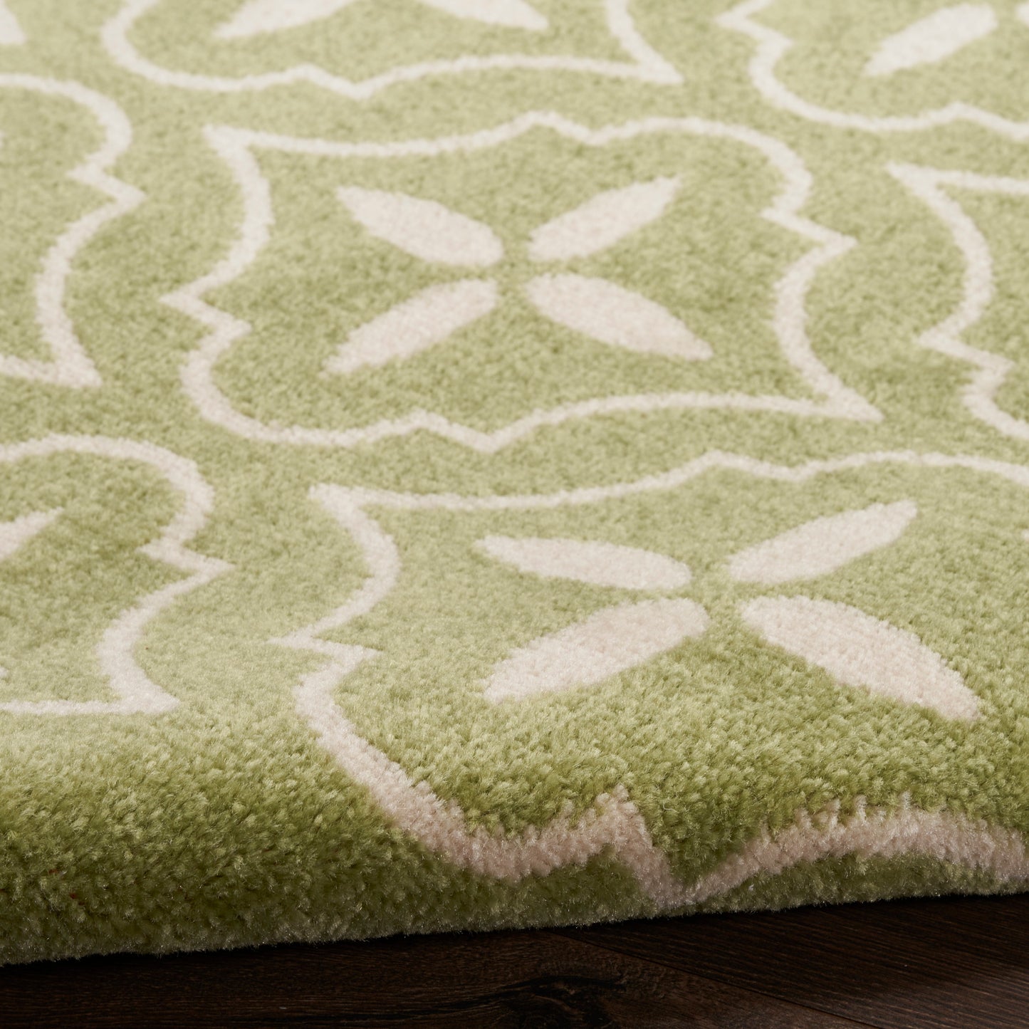Nourison Home Nourison Essentials  Green Ivory  Contemporary