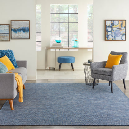 Nourison Home Positano  Navy Blue  Contemporary