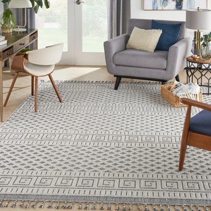 Nourison Home Paxton  Ivory Slate  Contemporary