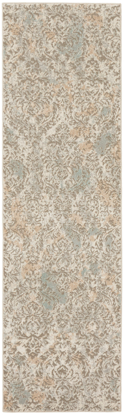 Nourison Home Marmara MRA05 Grey Ivory Contemporary Power-loomed Rug