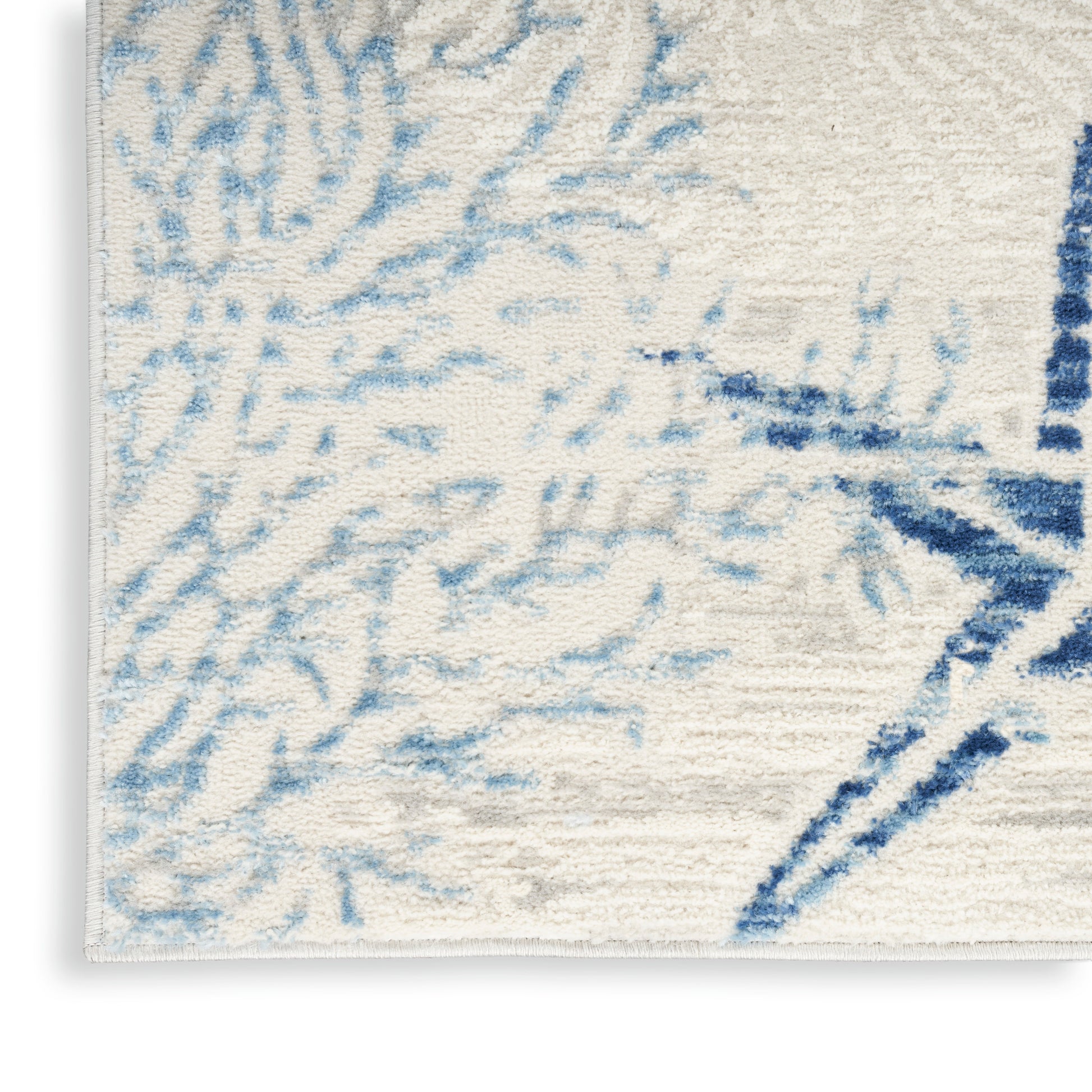 Nourison Home Seaside  Ivory Grey Blue  Contemporary