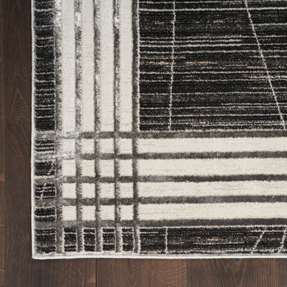 Nourison Home Desire  Charcoal Silver  Contemporary