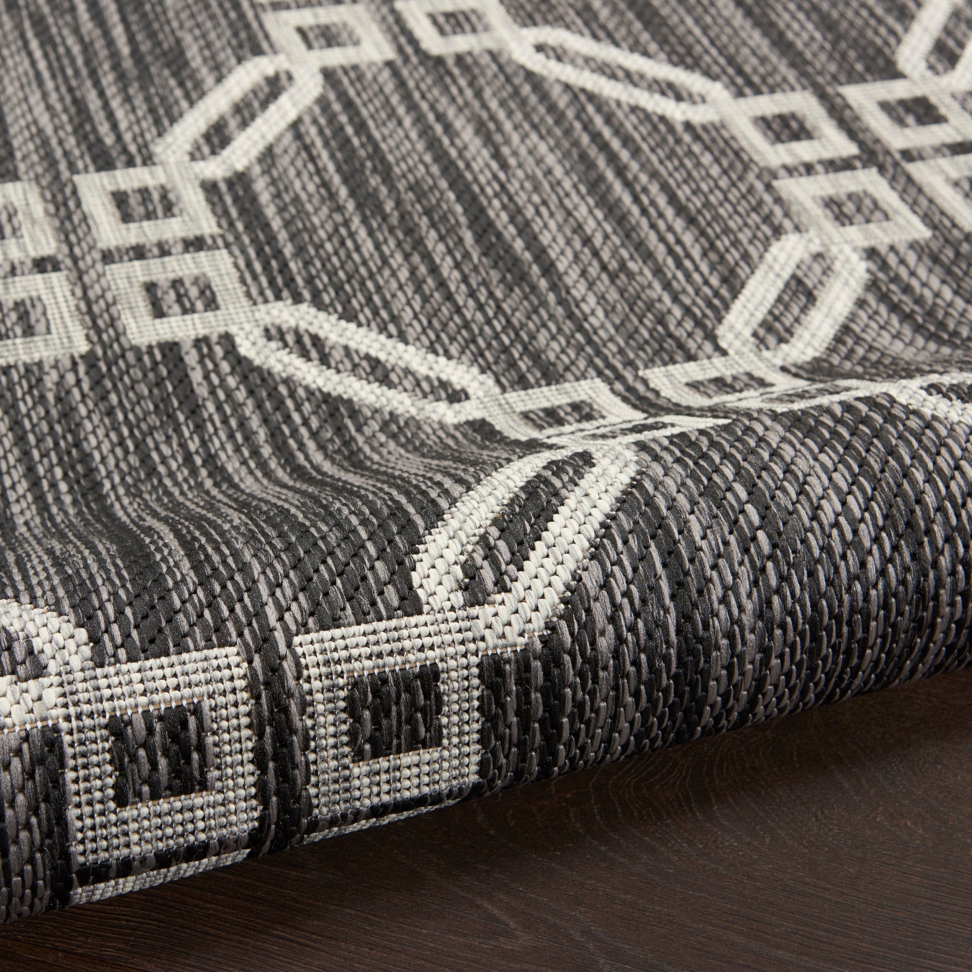 Nourison Home Country Side  Charcoal  Transitional