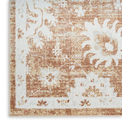 Nourison Home Astra Machine Washable  Copper  Traditional