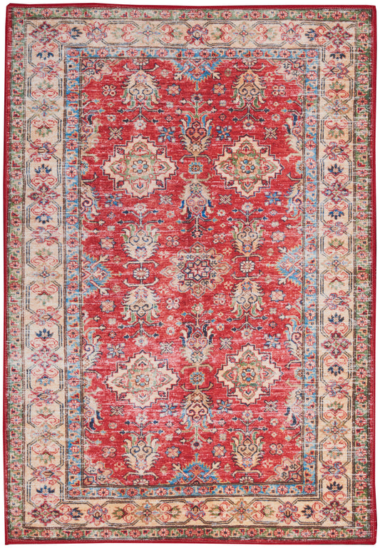 Nourison Home Fulton  Red  Traditional