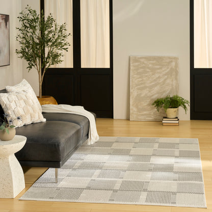 Nourison Home Nordic  Ivory Grey  Contemporary