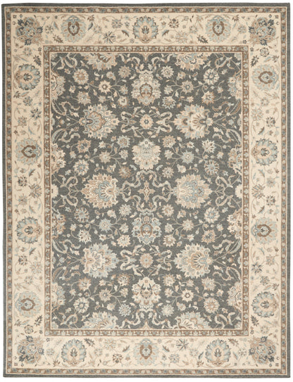 Nourison Home Living Treasures  Grey Ivory  Traditional