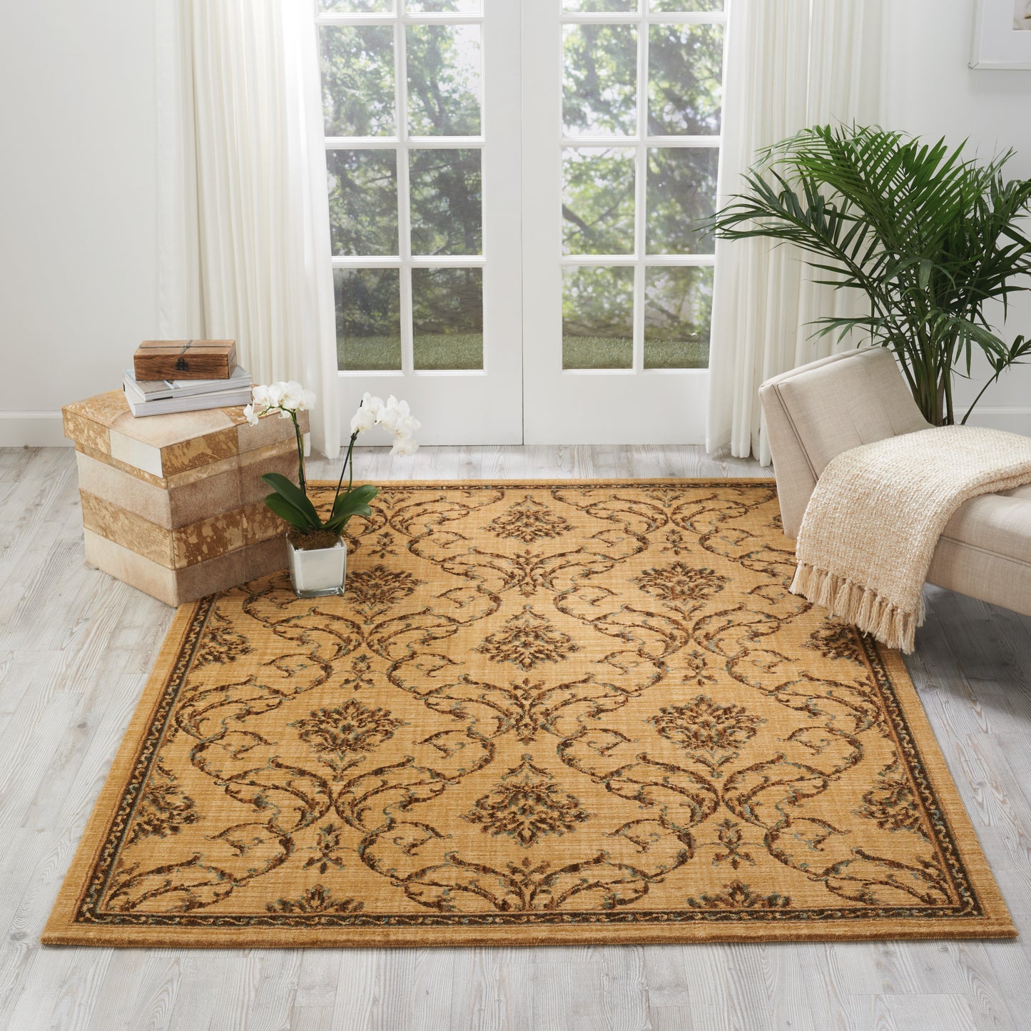 Nourison Home Radiant Impression  Beige  Traditional