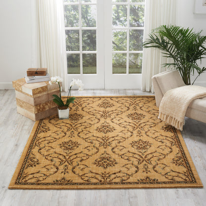 Nourison Home Radiant Impression  Beige  Traditional