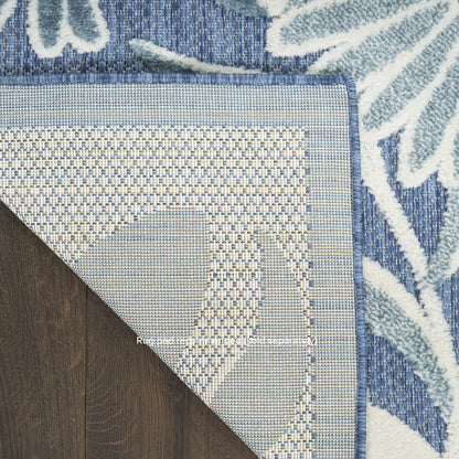 Nourison Home Aloha  Blue  Contemporary