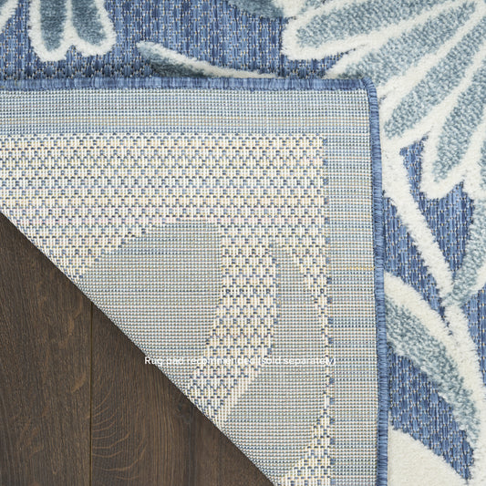 Nourison Home Aloha  Blue  Contemporary
