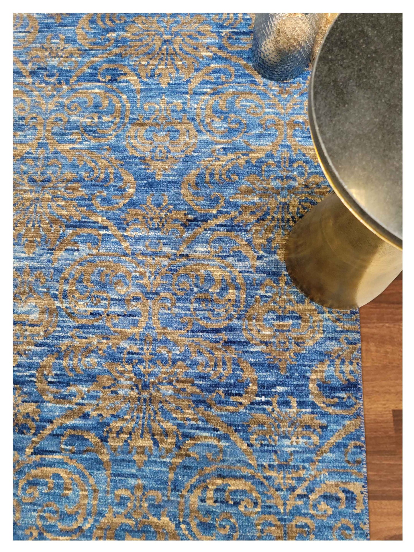 Artisan Sahana  Blue Brown Transitional