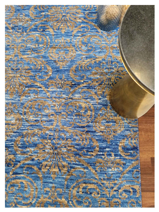 Artisan Sahana  Blue Brown Transitional