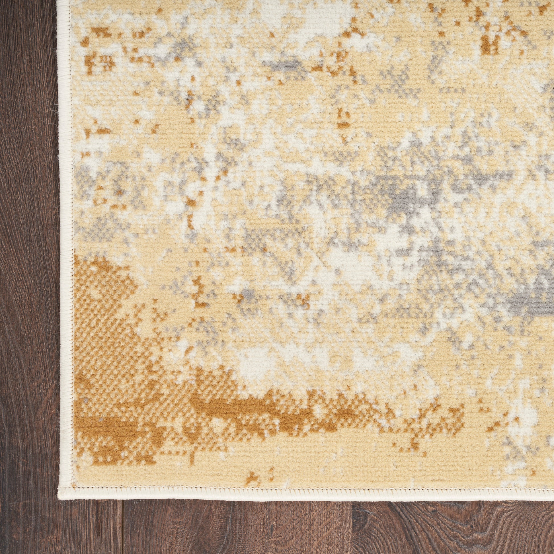 Nourison Home Grafix  Beige Blue  Contemporary