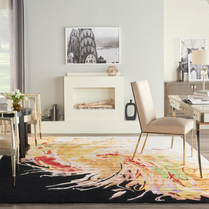 Nourison Home Prismatic  Multicolor  Contemporary