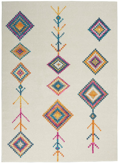 Nourison Home Passion  Ivory Multicolor  Transitional